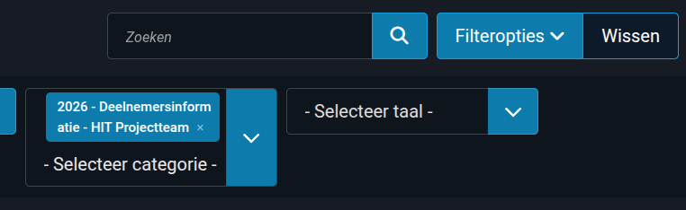 Filteren van uploads